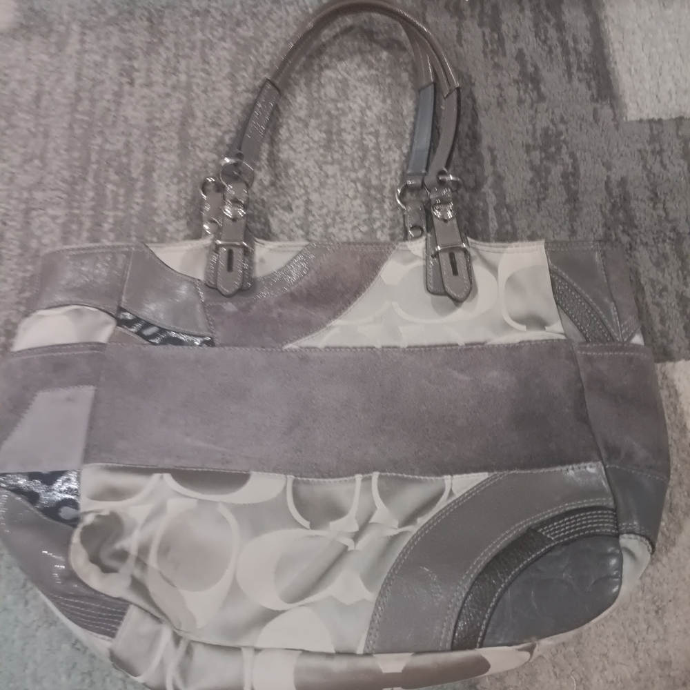 Coach Multicolor Patchwork Shoulder Bag - Picture 3 of 6